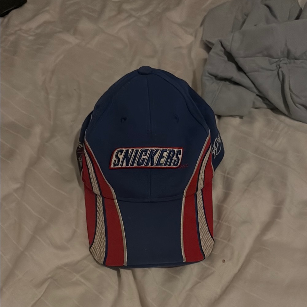 Urban Outfitters nascar snickers hat